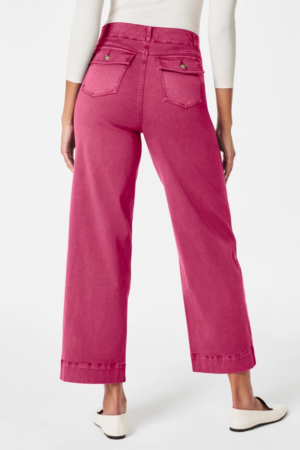 High Waist Jeans with Pockets