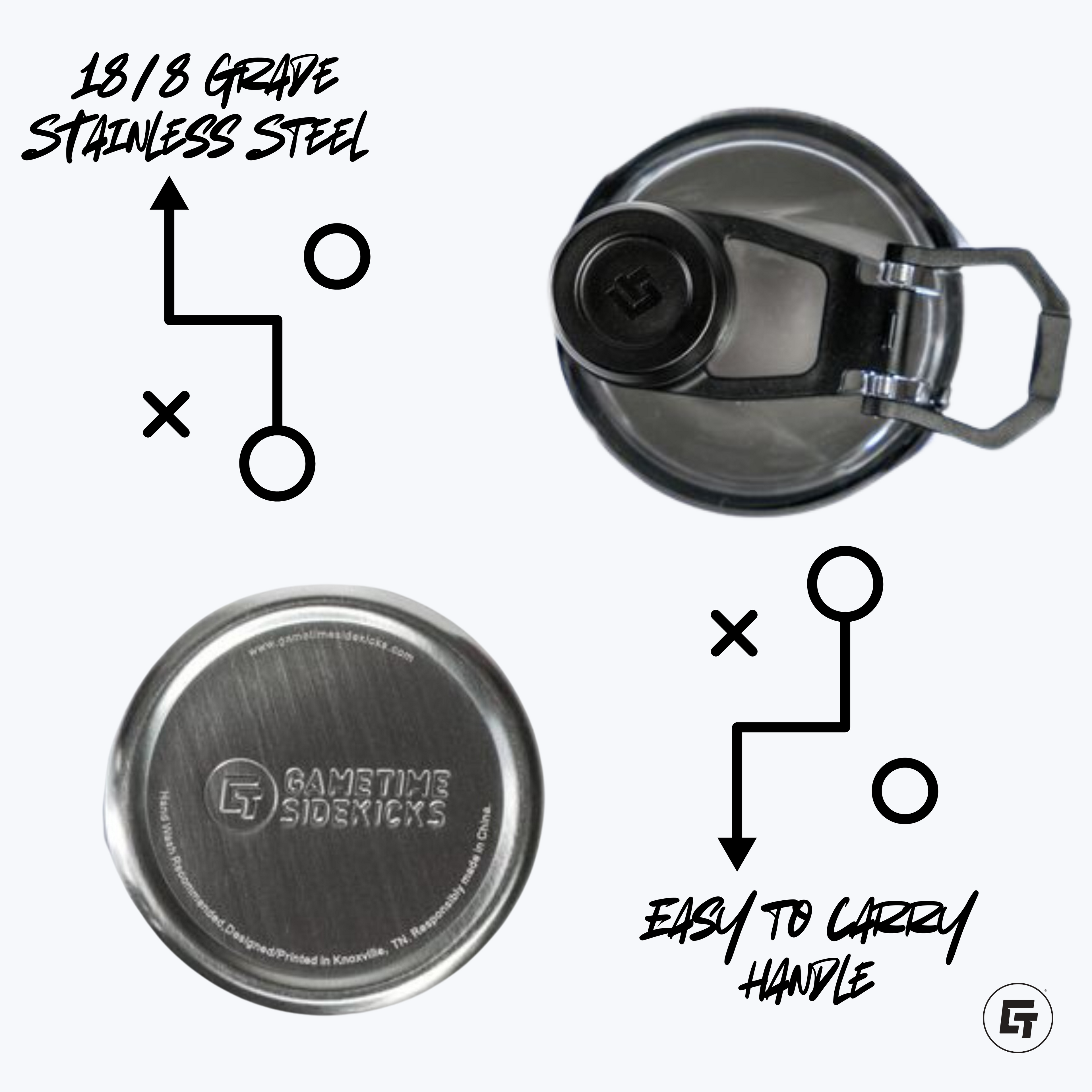 Vegas High Rollers Black Shaker Bottle