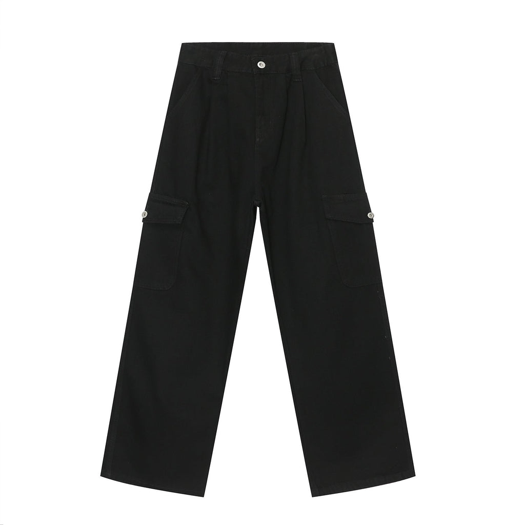 Wide Leg Jeans with Pockets