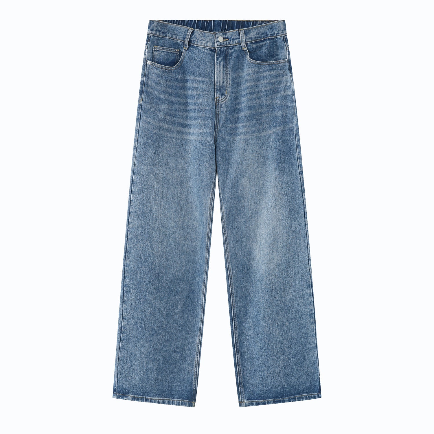 Wide Leg Jeans with Pockets