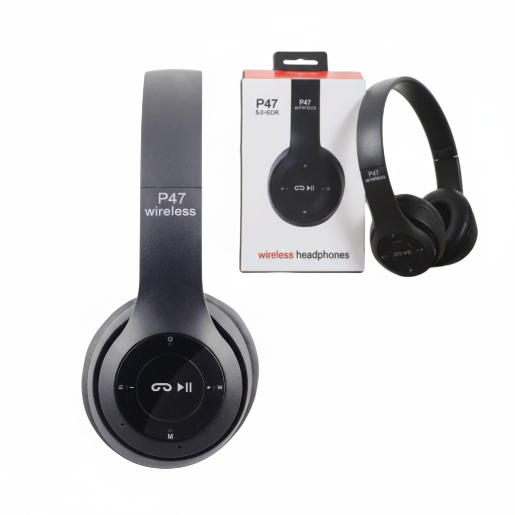 Wireless Bluetooth 5.0 Headphones Headset Over-Ear FM Radio MIC Foldable TF Card