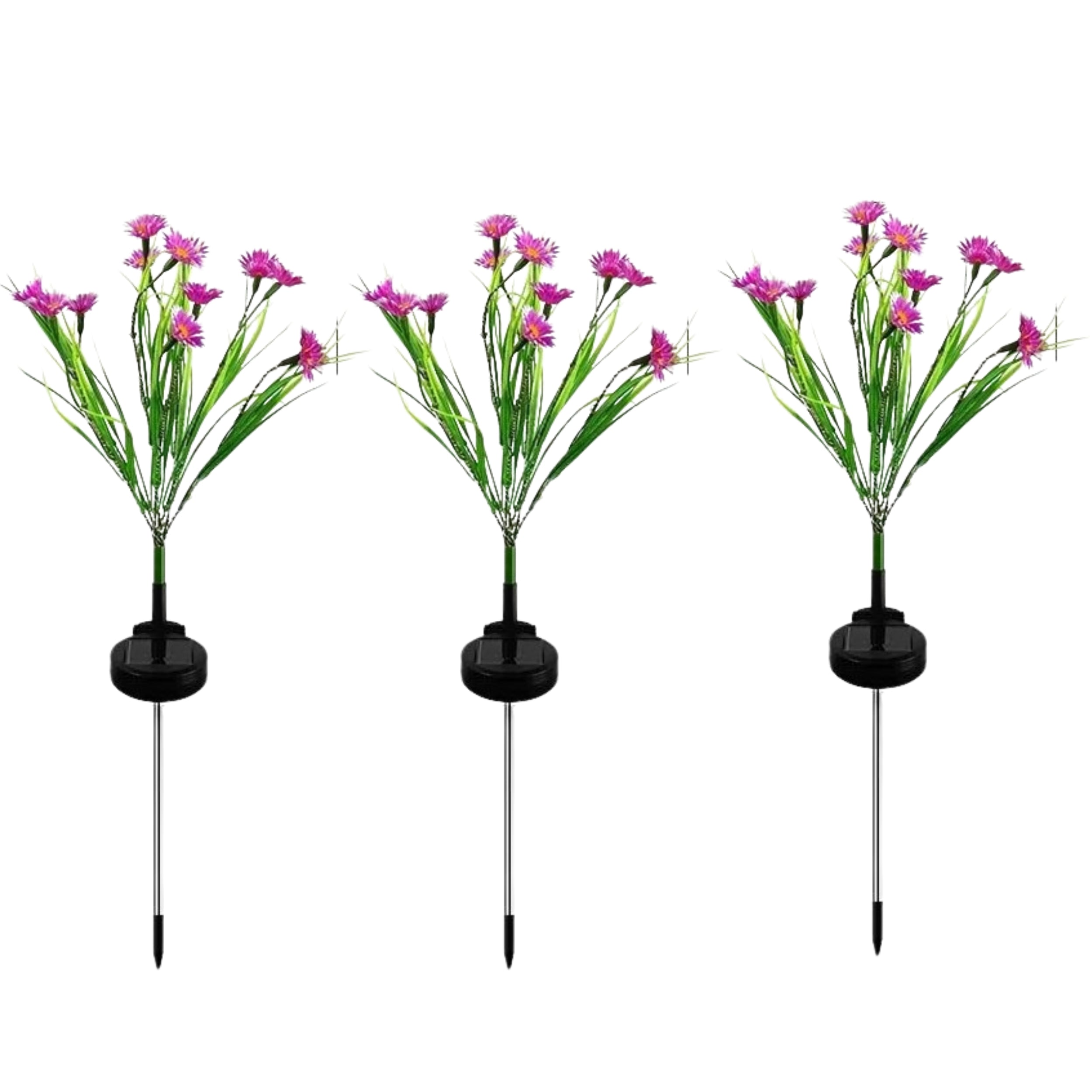 Solar Garden Lights LED Flower Stake Lamp Outdoor Yard Waterproof Patio Decor