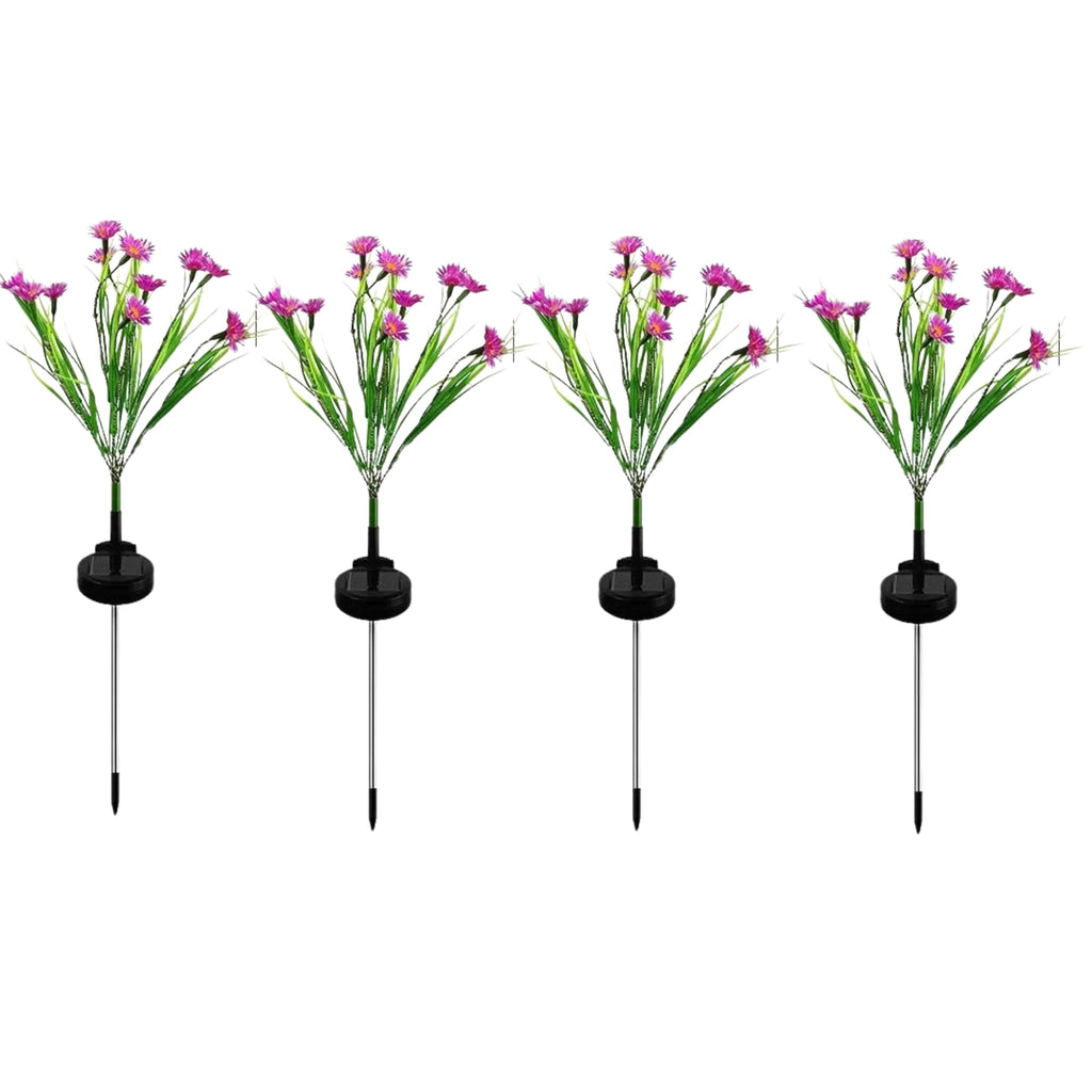 Solar Garden Lights LED Flower Stake Lamp Outdoor Yard Waterproof Patio Decor