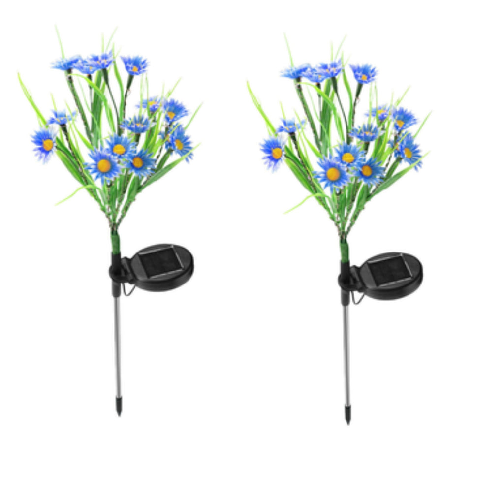 Solar Garden Lights LED Flower Stake Lamp Outdoor Yard Waterproof Patio Decor