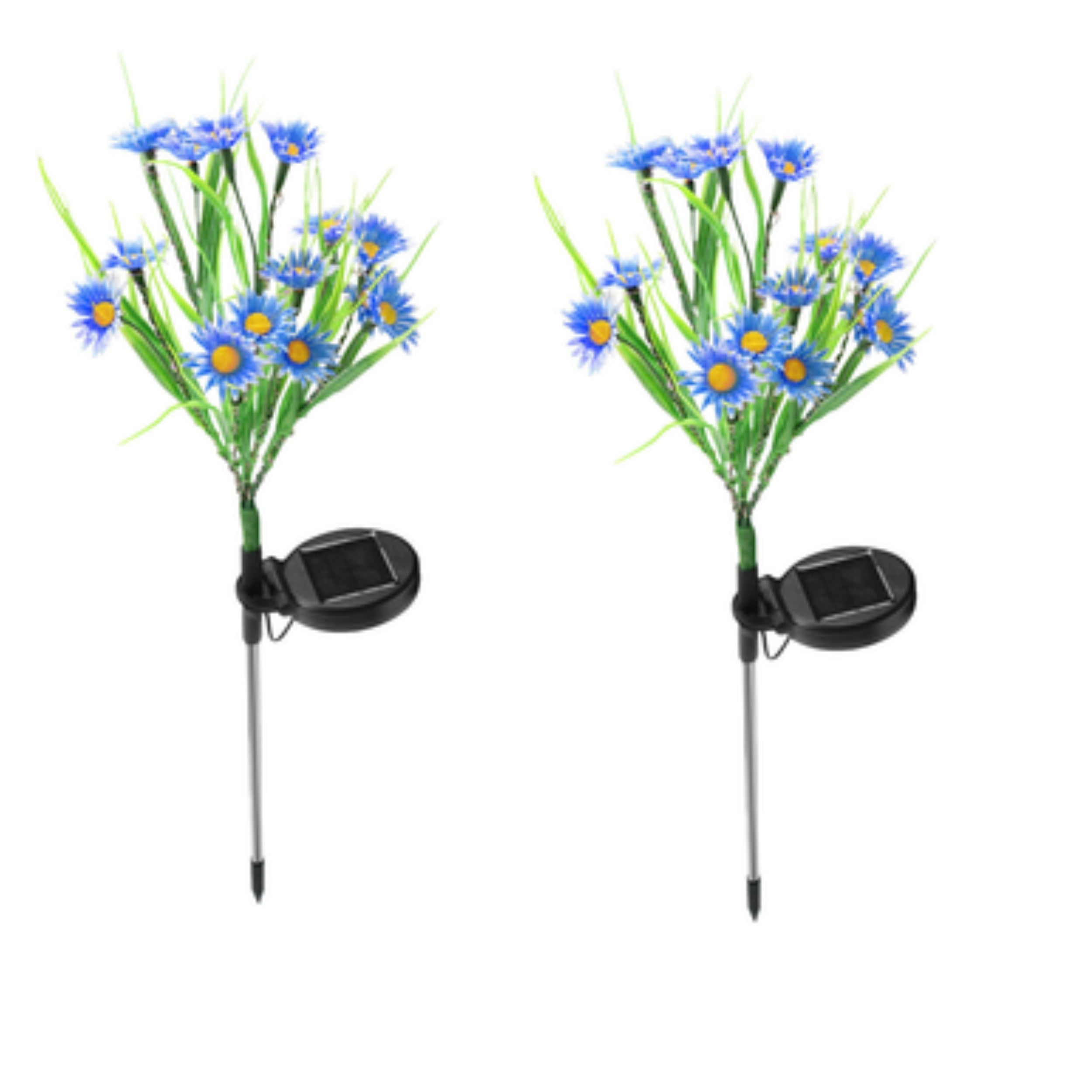 Solar Garden Lights LED Flower Stake Lamp Outdoor Yard Waterproof Patio Decor