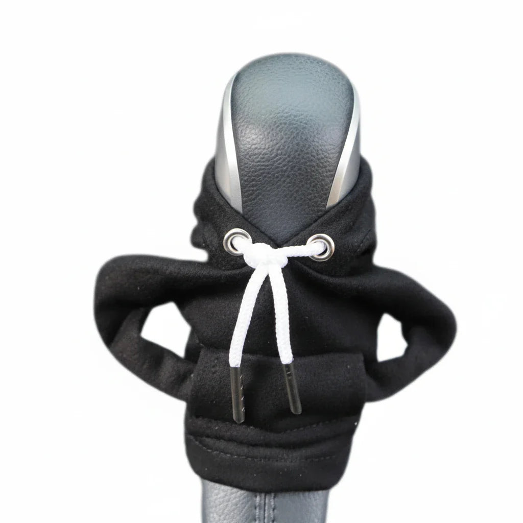 Car Gear Shift Cover Mini Hoodie Gear Shift Cover for Car Shifter Interior Trim