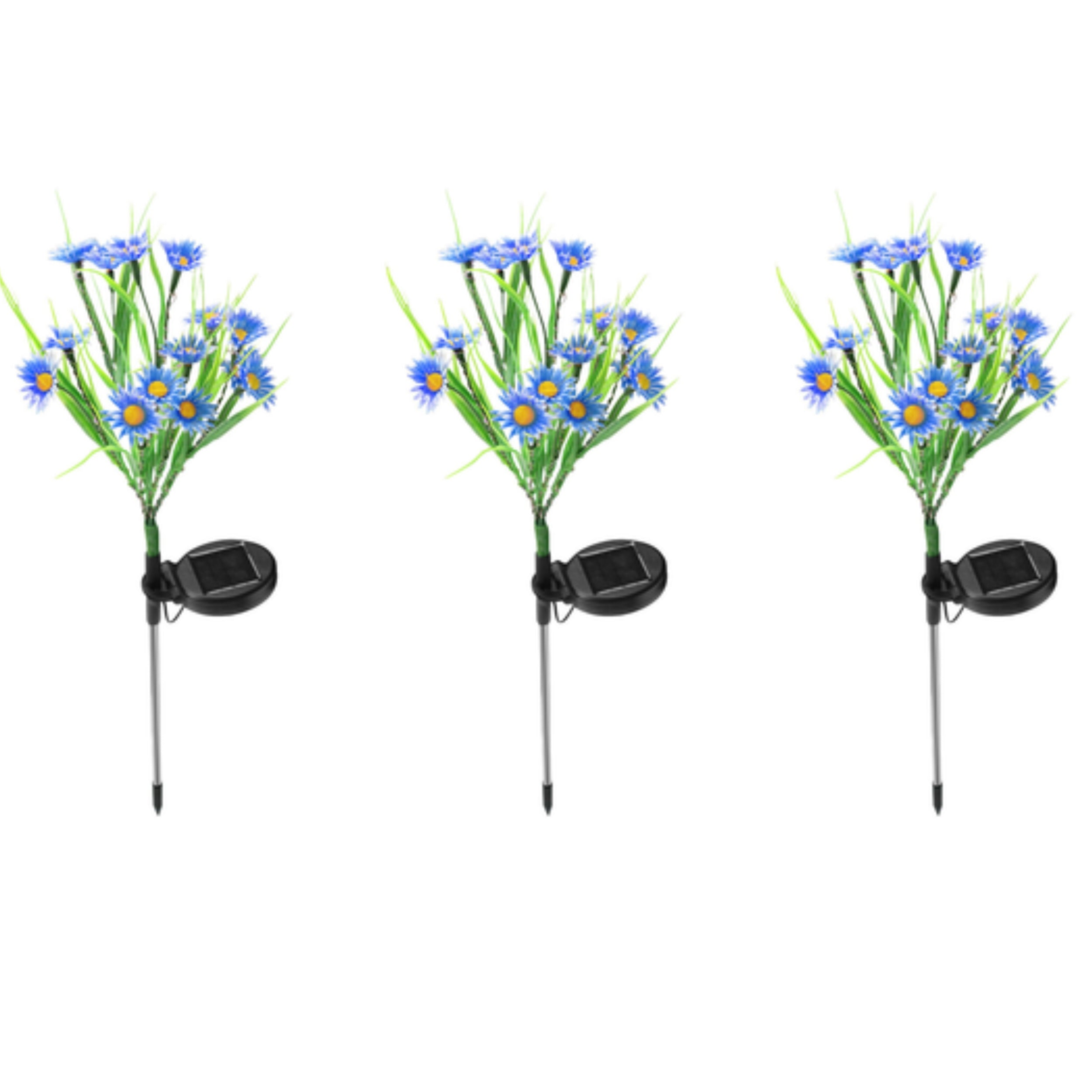 Solar Garden Lights LED Flower Stake Lamp Outdoor Yard Waterproof Patio Decor