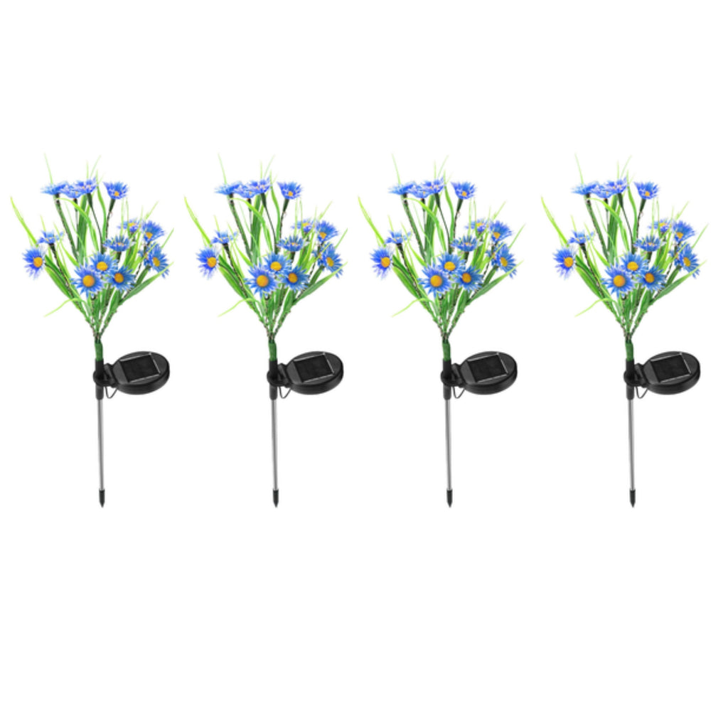 Solar Garden Lights LED Flower Stake Lamp Outdoor Yard Waterproof Patio Decor