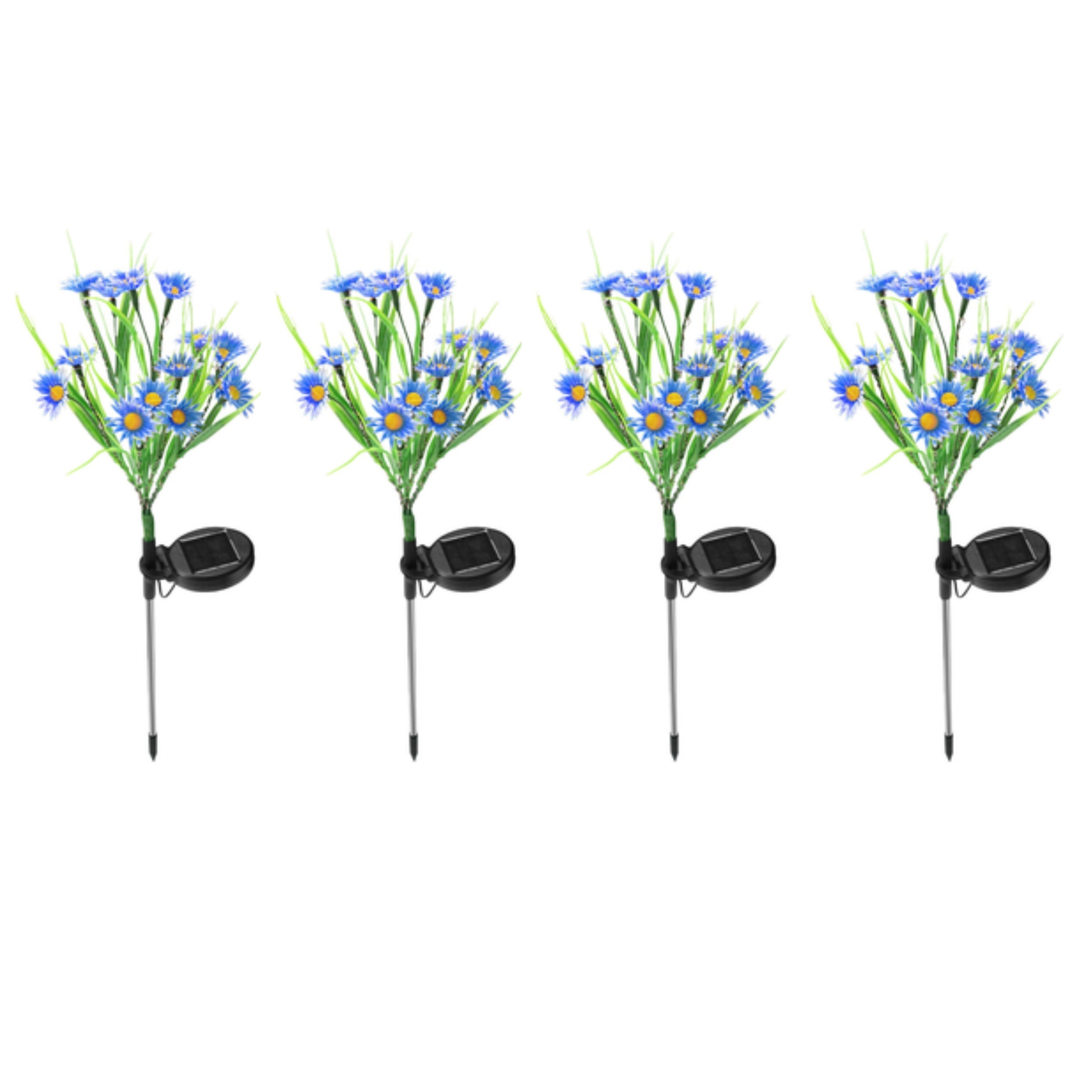Solar Garden Lights LED Flower Stake Lamp Outdoor Yard Waterproof Patio Decor