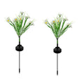 Solar Garden Lights LED Flower Stake Lamp Outdoor Yard Waterproof Patio Decor