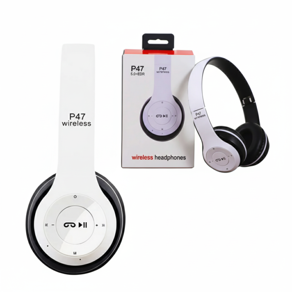 Wireless Bluetooth 5.0 Headphones Headset Over-Ear FM Radio MIC Foldable TF Card