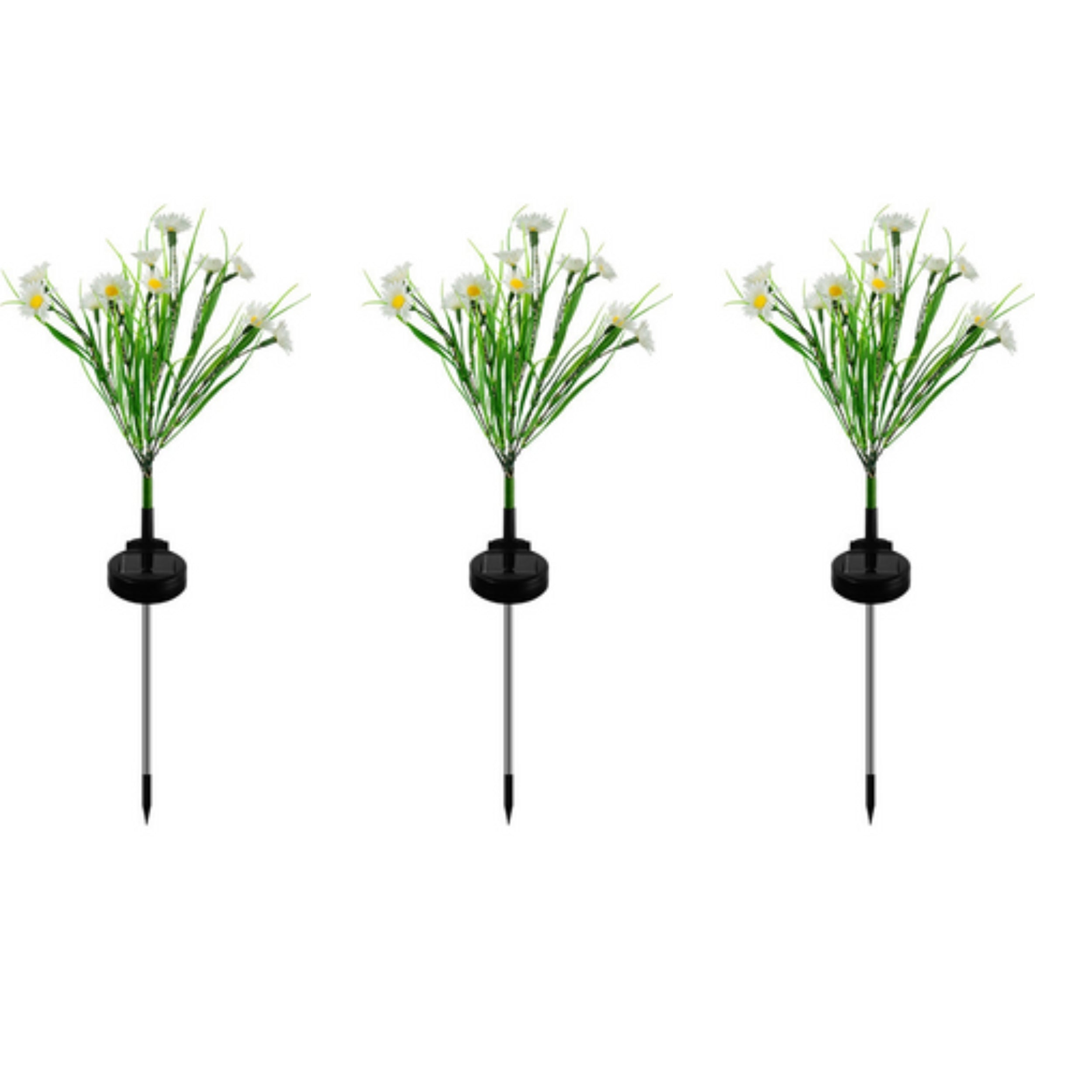 Solar Garden Lights LED Flower Stake Lamp Outdoor Yard Waterproof Patio Decor