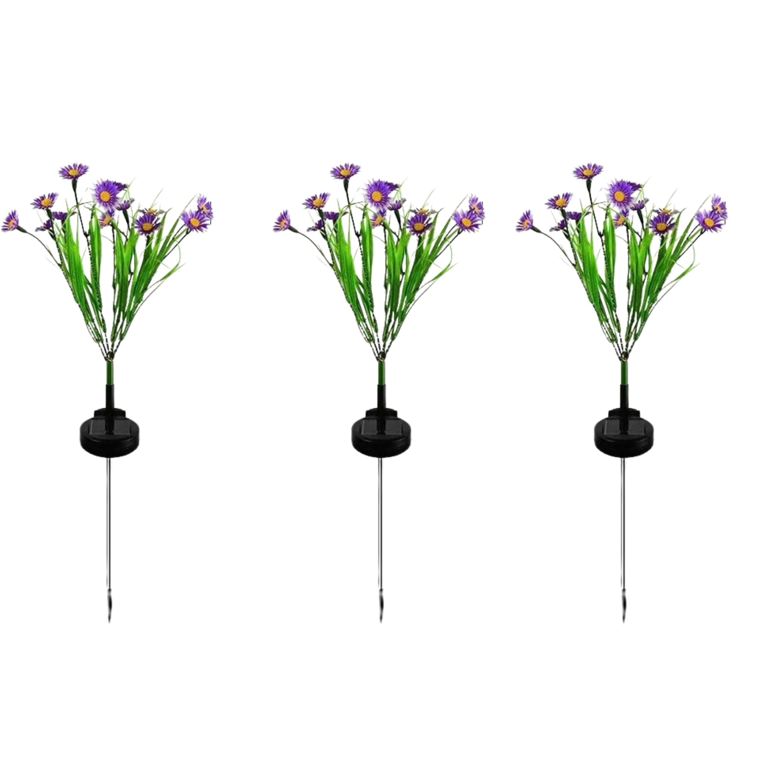 Solar Garden Lights LED Flower Stake Lamp Outdoor Yard Waterproof Patio Decor
