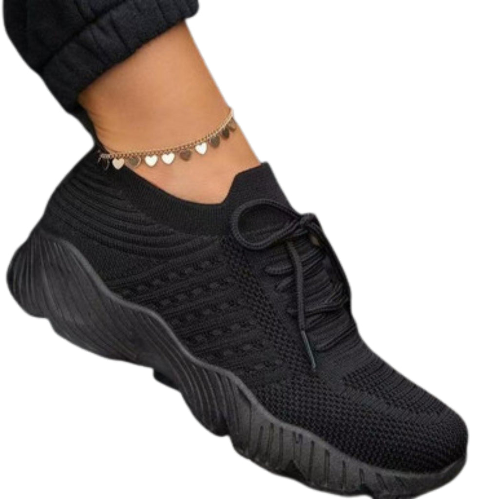 Womens Running Trainers Ladies Sneakers Slip On Walking Gym Comfy Fashion Shoes