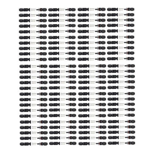 10/20/50/100/200 Pairs Male Female Solar Cable Connectors For DIY Solar Panel US