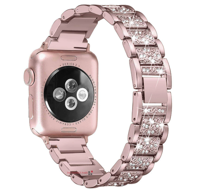 Crystal Bling Band Case iWatch Strap For Apple Watch Ultra Series 8 7 SE 6 5 4 3