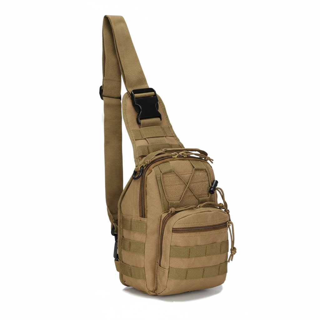 Mens Backpack Tactical Sling Shoulder Bag Molle Travel Chest Pack Outdoor Hiking