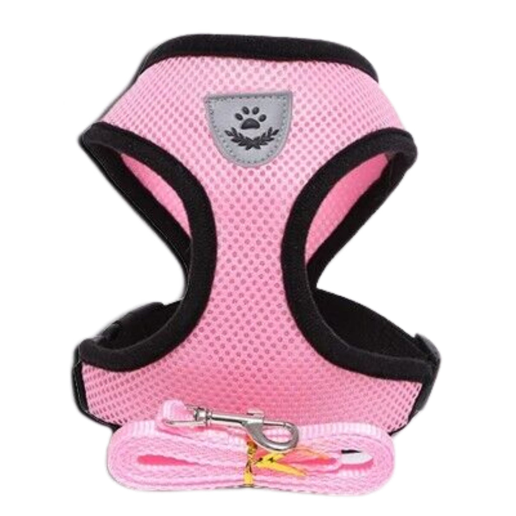 Cat Dog Pet Harness Adjustable Control Vest Dogs Reflective S M L XL Leash