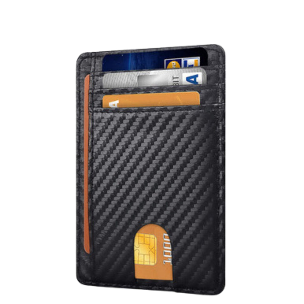 Mens Leather Slim Wallet Credit Card Holder RFID Blocking Pocket ID Money PU USA