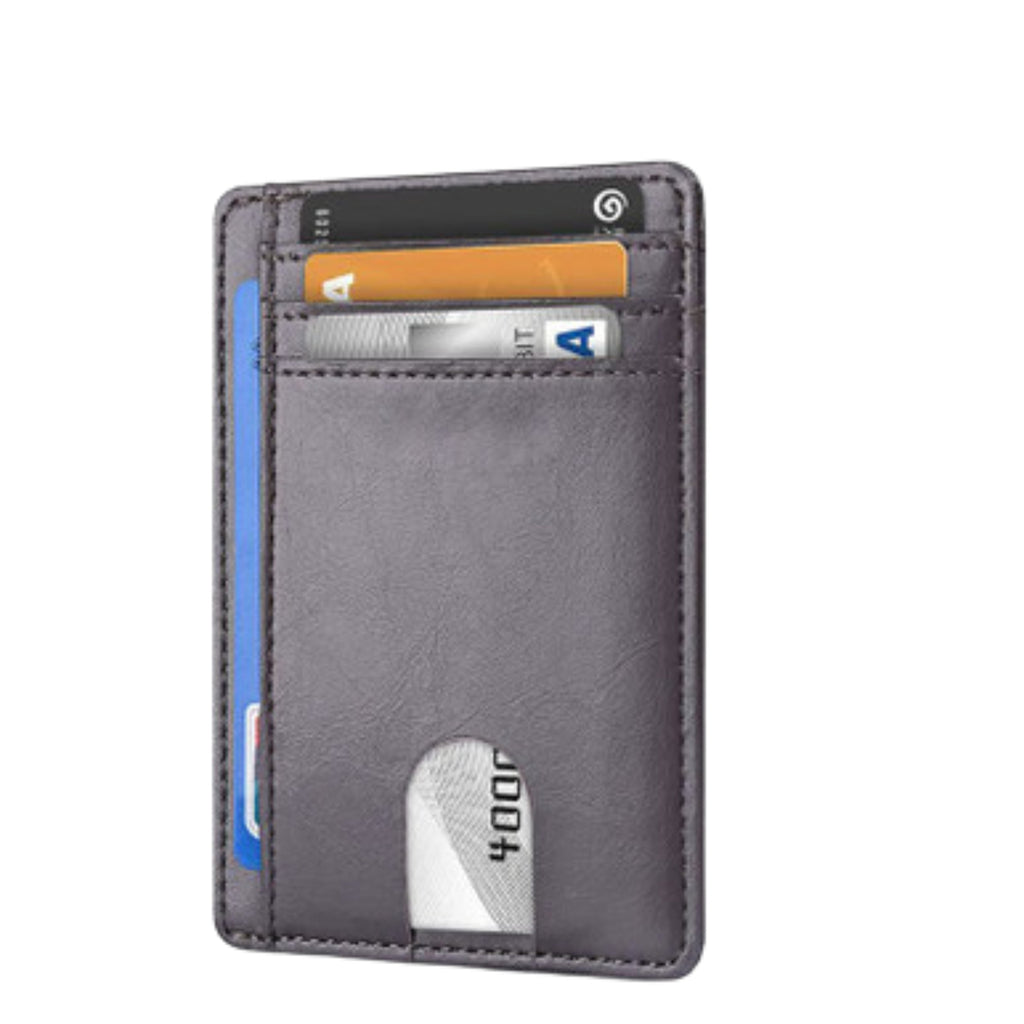 Mens Leather Slim Wallet Credit Card Holder RFID Blocking Pocket ID Money PU USA