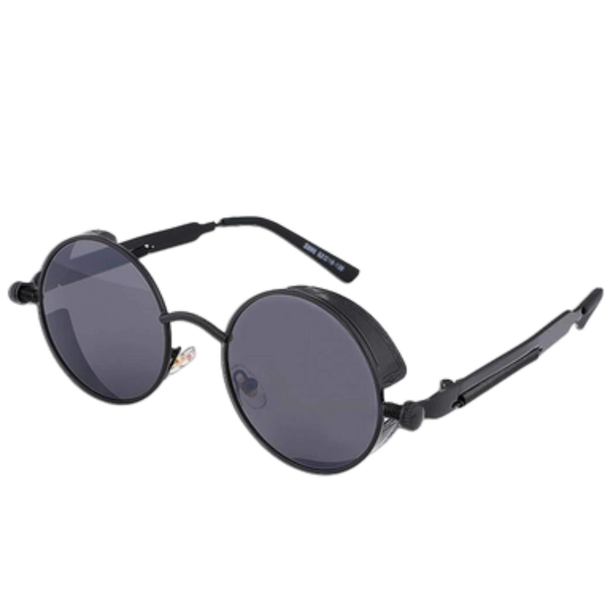 Retro Round Polarized Sunglasses Men Women Vintage Gothic Steampunk Glasses