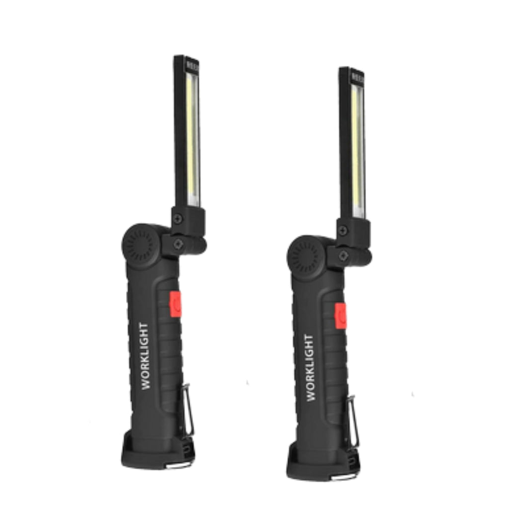Rechargeable LED COB Work Light Mechanic Flashlight Lamp Magnetic Base Bright