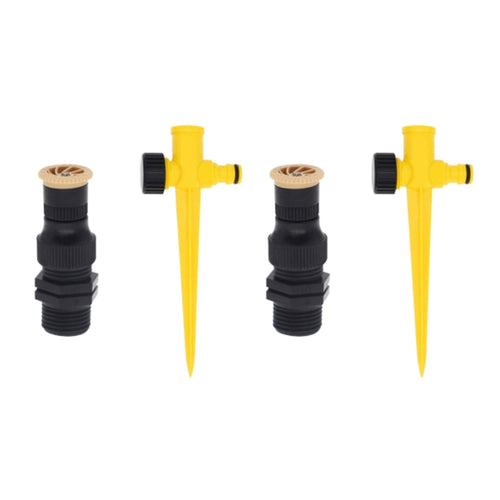 360° Rotation Auto Irrigation System Garden Lawn Sprinkler Patio Save Water USA
