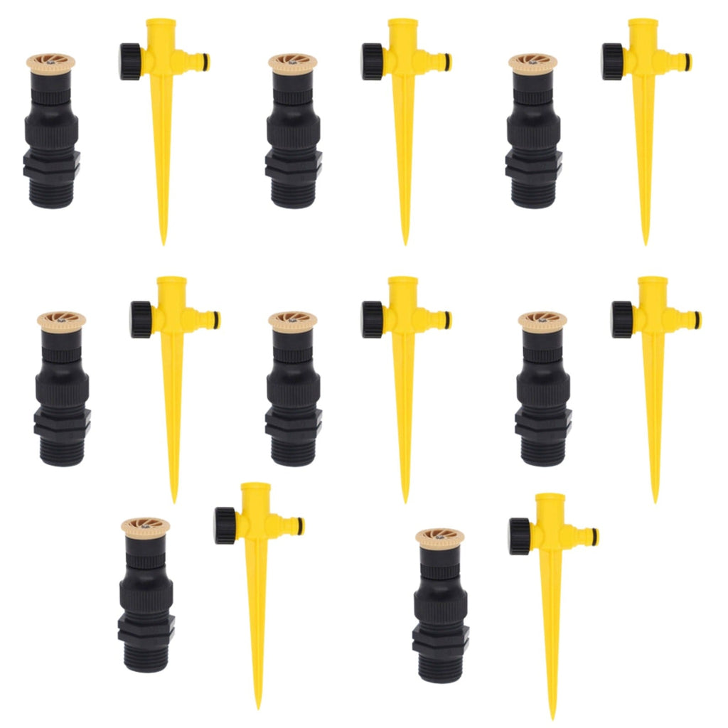 360° Rotation Auto Irrigation System Garden Lawn Sprinkler Patio Save Water USA