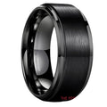 Tungsten Carbide Wedding Band Ring Brushed Silver Mens Jewelry Size 5-17 + Half