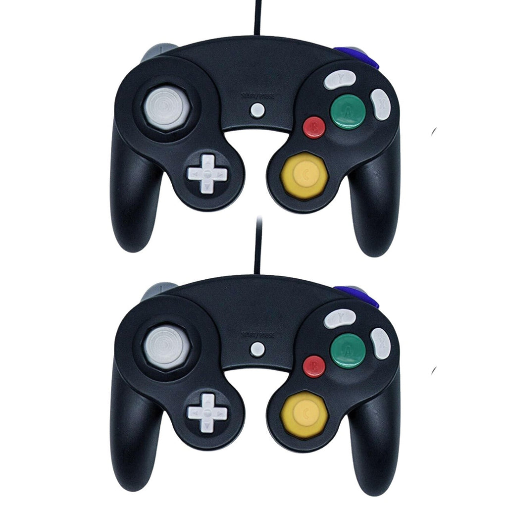 2 Pack Wired NGC Controller Gamepad for Nintendo GameCube GC & Wii U Console USA