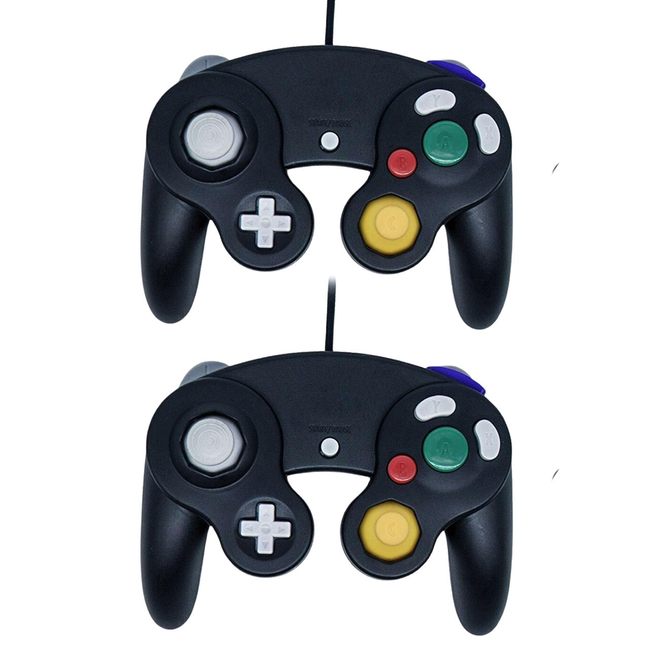 2 Pack Wired NGC Controller Gamepad for Nintendo GameCube GC & Wii U Console USA