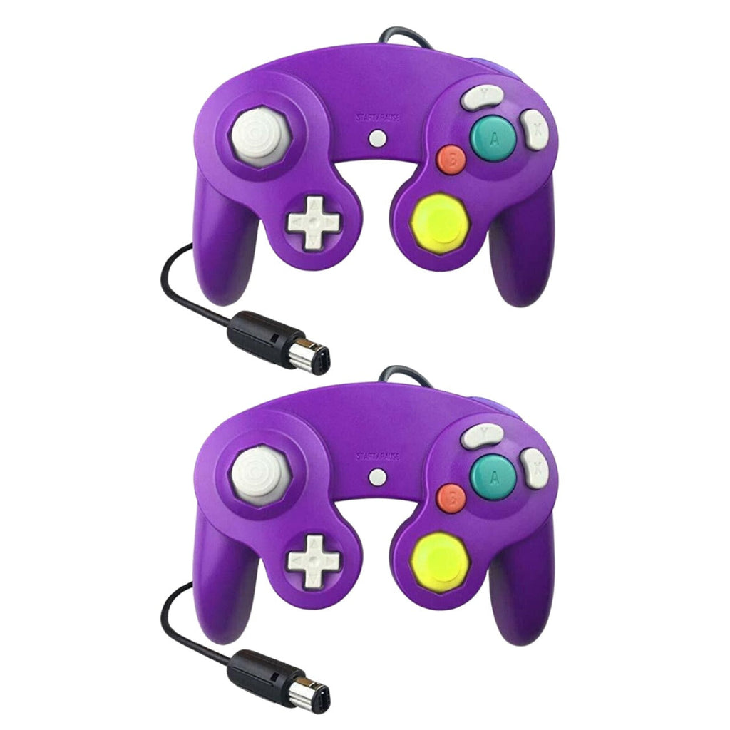 2 Pack Wired NGC Controller Gamepad for Nintendo GameCube GC & Wii U Console USA