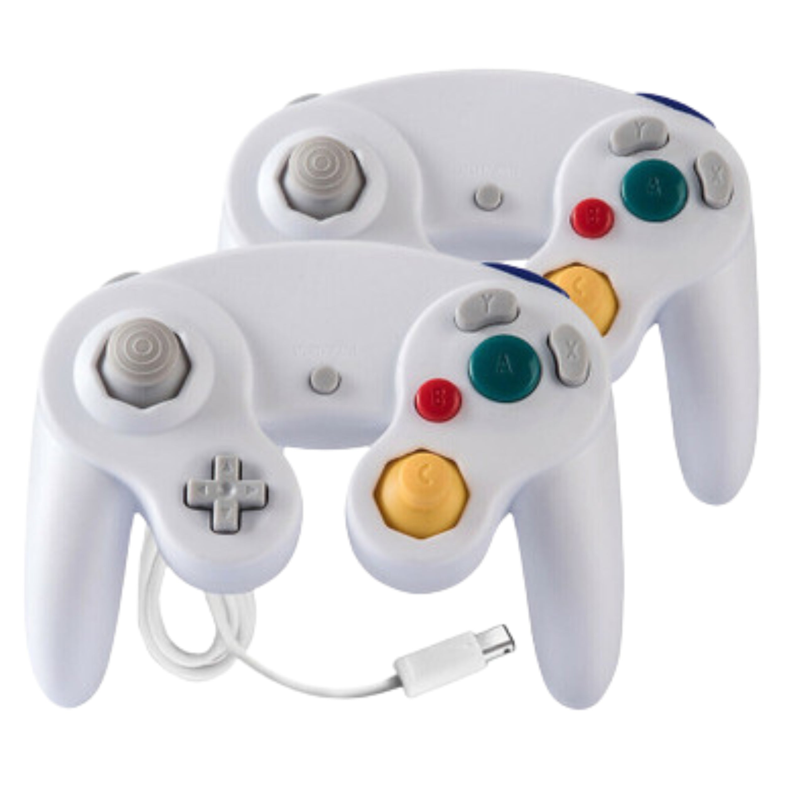 2 Pack Wired NGC Controller Gamepad for Nintendo GameCube GC & Wii U Console USA