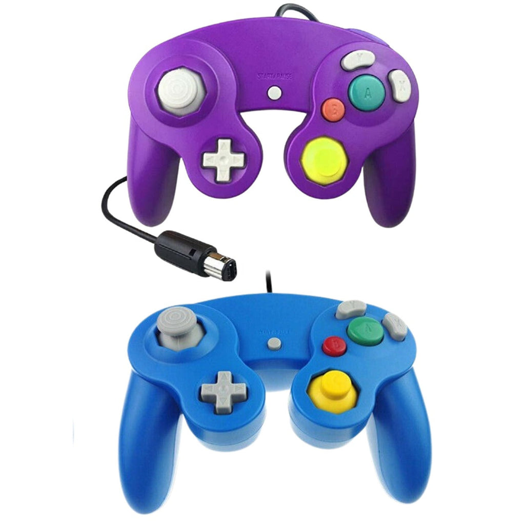 2 Pack Wired NGC Controller Gamepad for Nintendo GameCube GC & Wii U Console USA