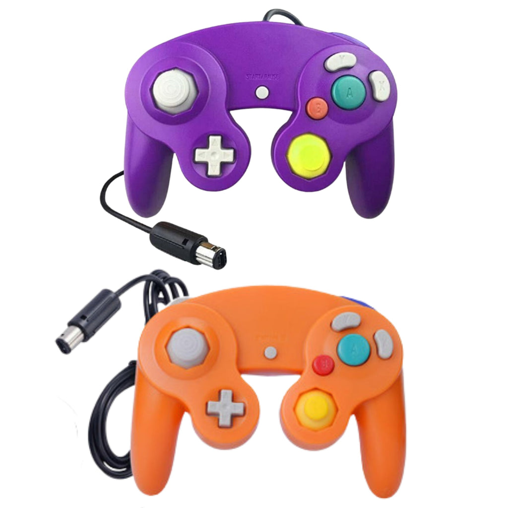 2 Pack Wired NGC Controller Gamepad for Nintendo GameCube GC & Wii U Console USA