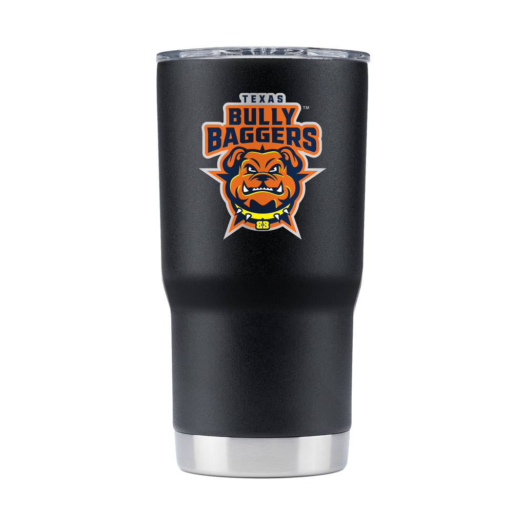 Texas Bully Baggers 20oz Black Tumbler