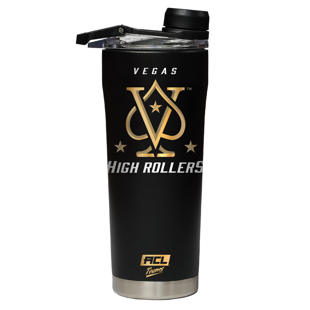 Vegas High Rollers Black Shaker Bottle