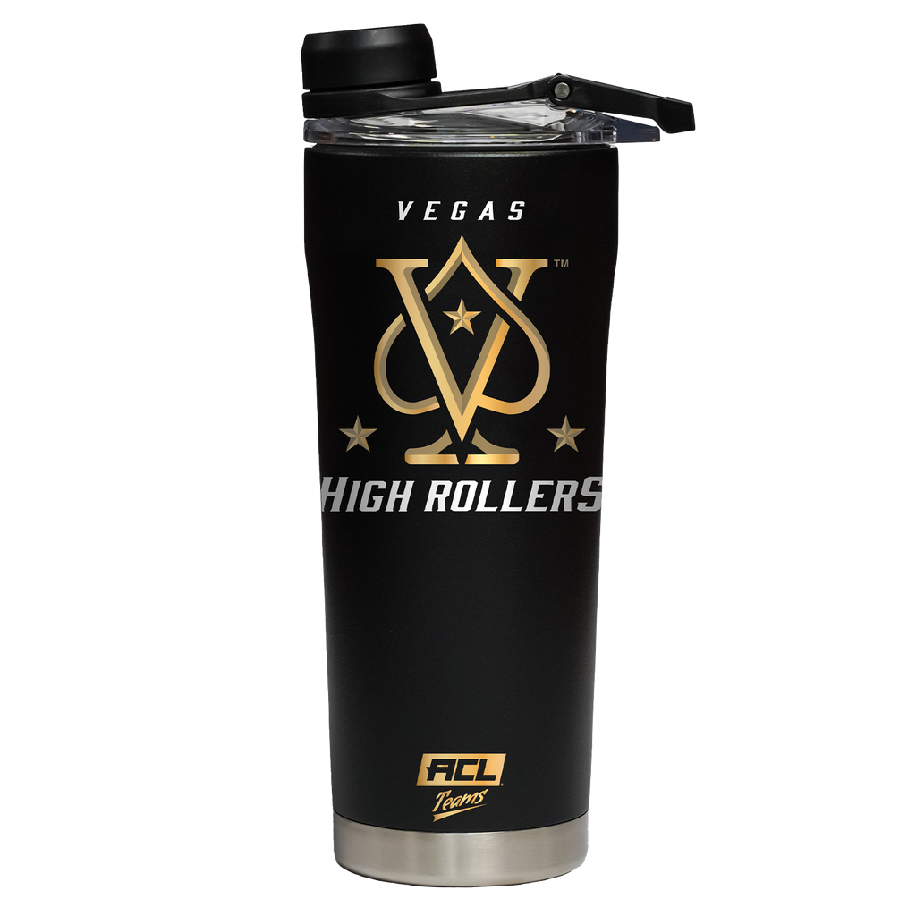 Vegas High Rollers Black Shaker Bottle