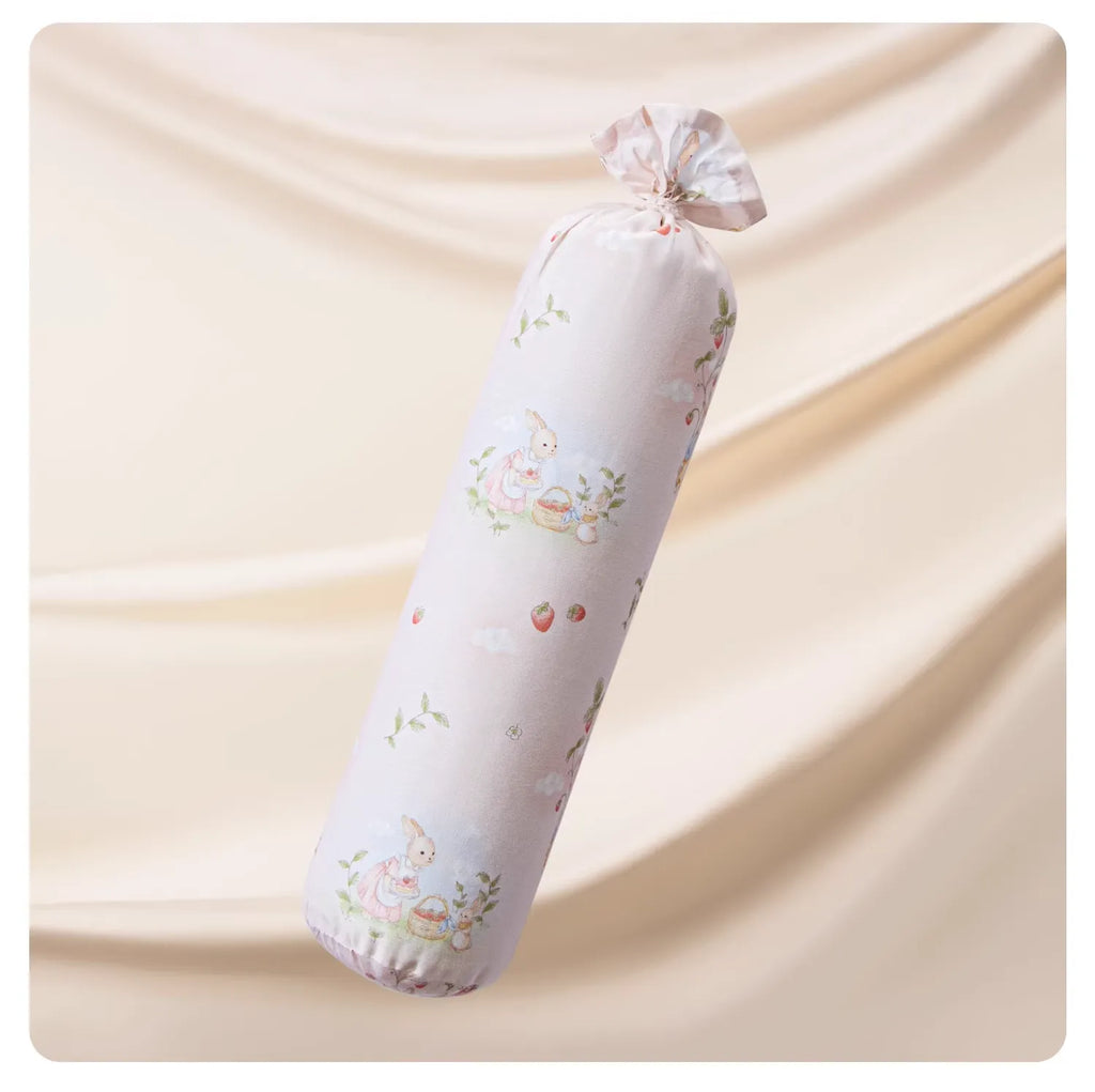 Premium Baby Memory Foam Pillow - Organic Cotton Cover for Newborn Head Support