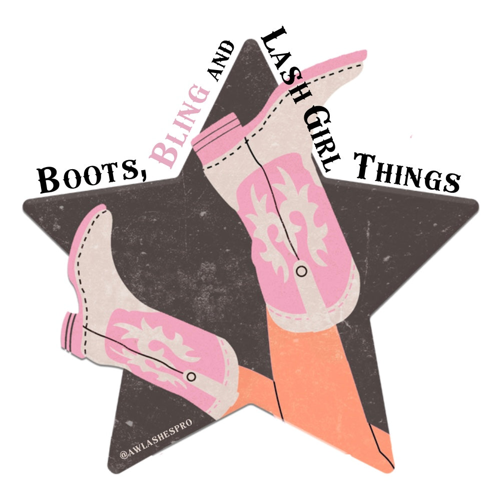 Boots, Bling & Lash Girl Things Tee