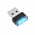 3x Mini Blue LED USB Car Interior Light Neon Atmosphere Ambient Lamp Accessories
