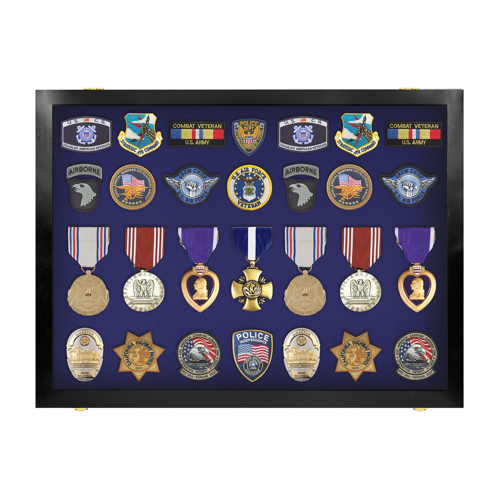 Medal Display Case - Award Display - Patches Display - Medium