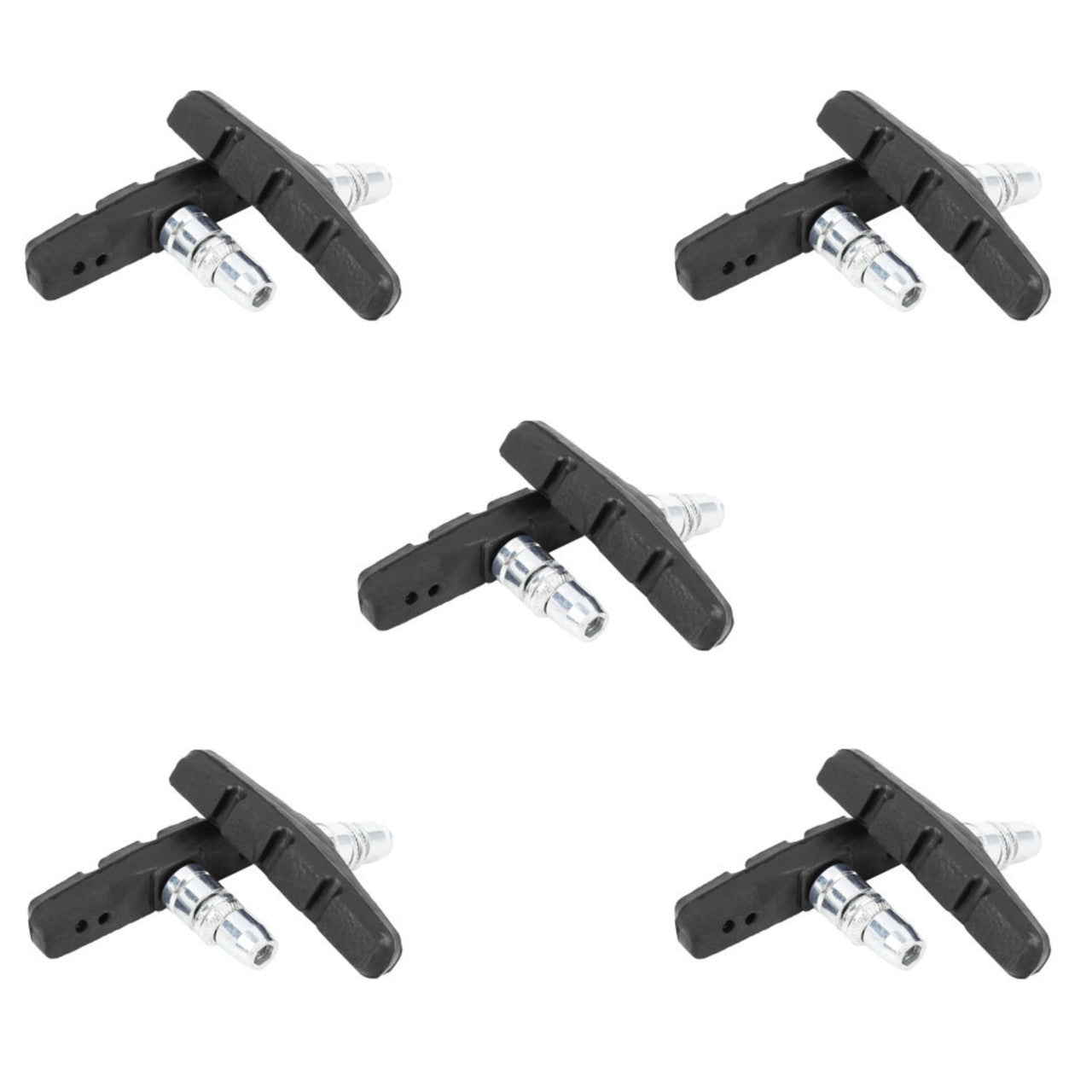 5 Pairs High Grade Cycling Bicycle Bike V Brake Pads 70mm Shoes Pads Black