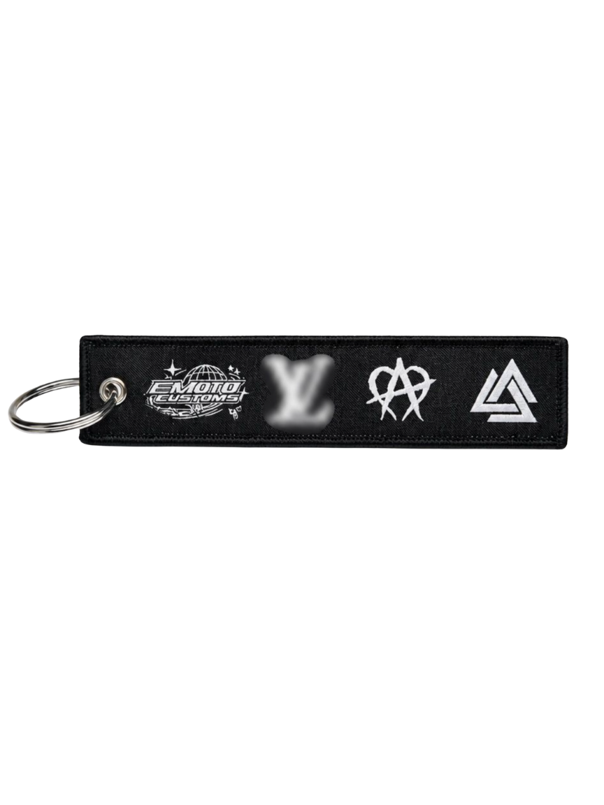 ￼Emotocustom keychain black