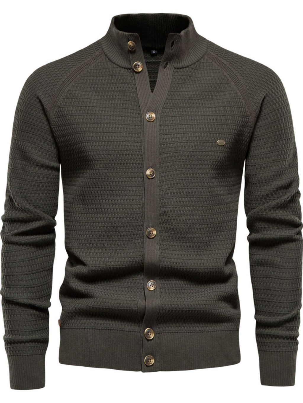 Men's Button Down Long Sleeve Cardigan