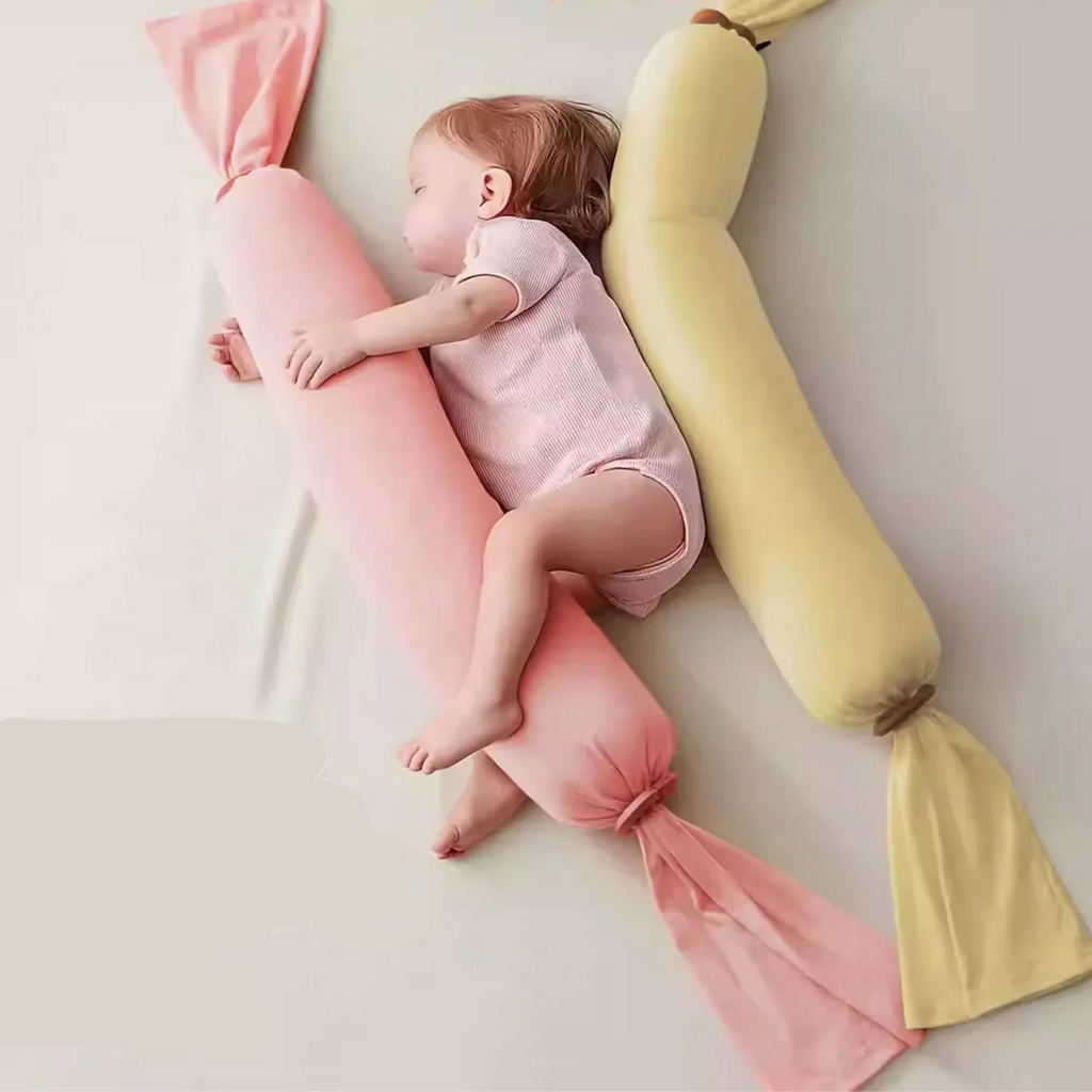 Premium Baby Memory Foam Pillow - Organic Cotton Cover for Newborn Head Support