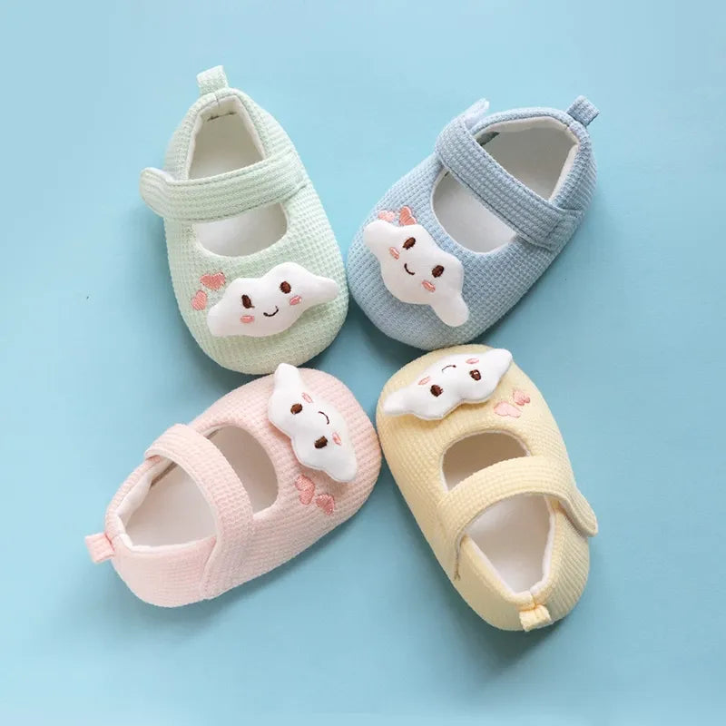 Premium Baby Girl Shoes Size 20 - Soft Sole First Walking Shoes