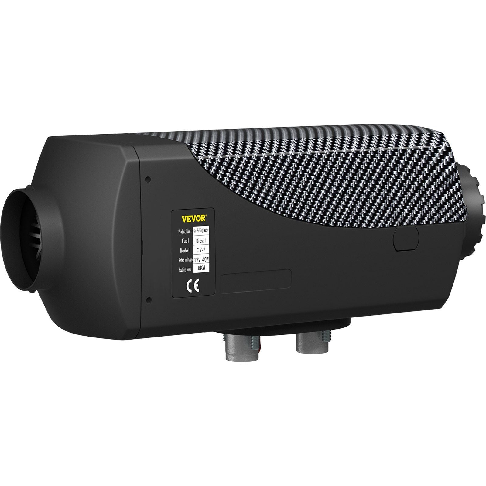 8KW Diesel Air Heater Muffler Diesel Heater 12V Remote Control Diesel Parking Heater with LCD Switch for Car Trucks Motor-home Boat and Bus