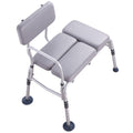 Tub Transfer Bench for Bathtub 500lbs, Shower Seats for Adults, Lightweight Shower Bench for Elderly and Disabled with Padded Seat, Non-Slip Bath Seats with Armrest and Reversible Backrest