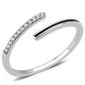 DA312 - No Plating Stainless Steel Ring with Epoxy in Jet